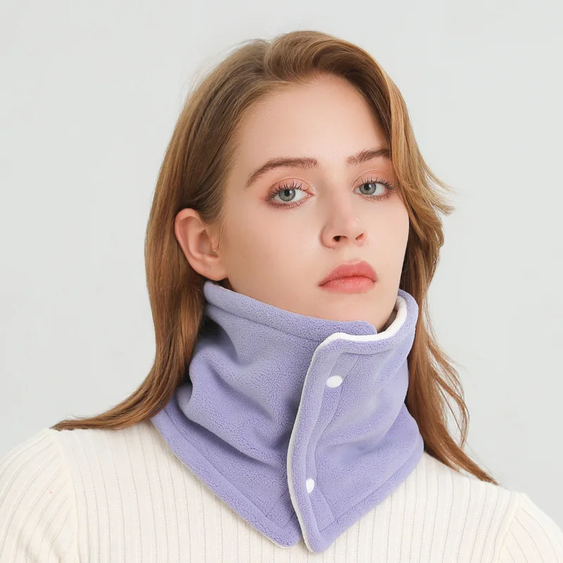 Infinity Scarf Knit - Bufanda de cuello gruesa de felpa