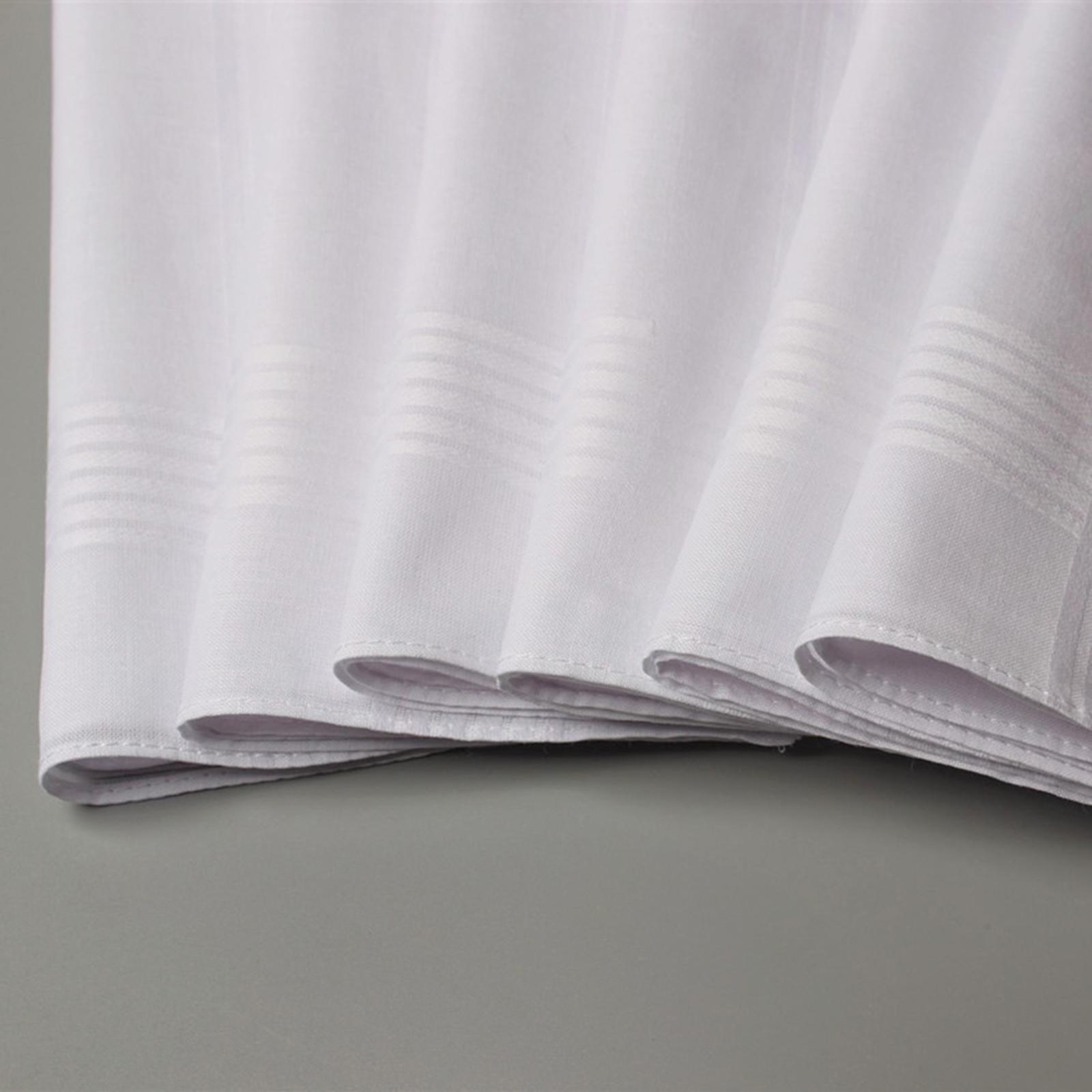 Handkerchief Cotton Men - Juego de 6 pañuelos de bolsillo