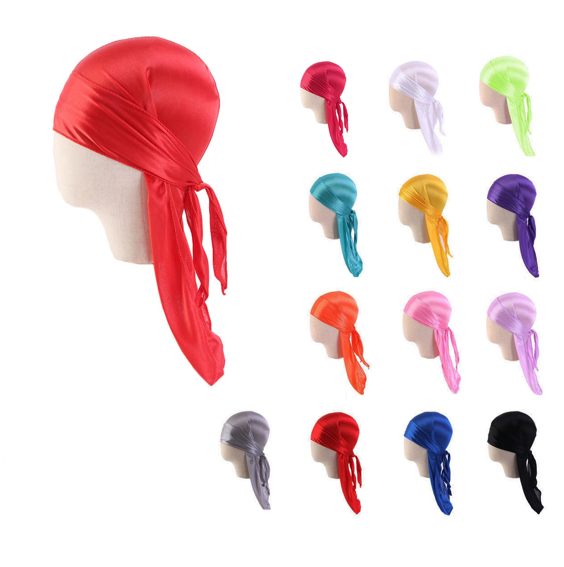 Durag sedoso para niños y adul - Bandana Doo Rag reseña y precio