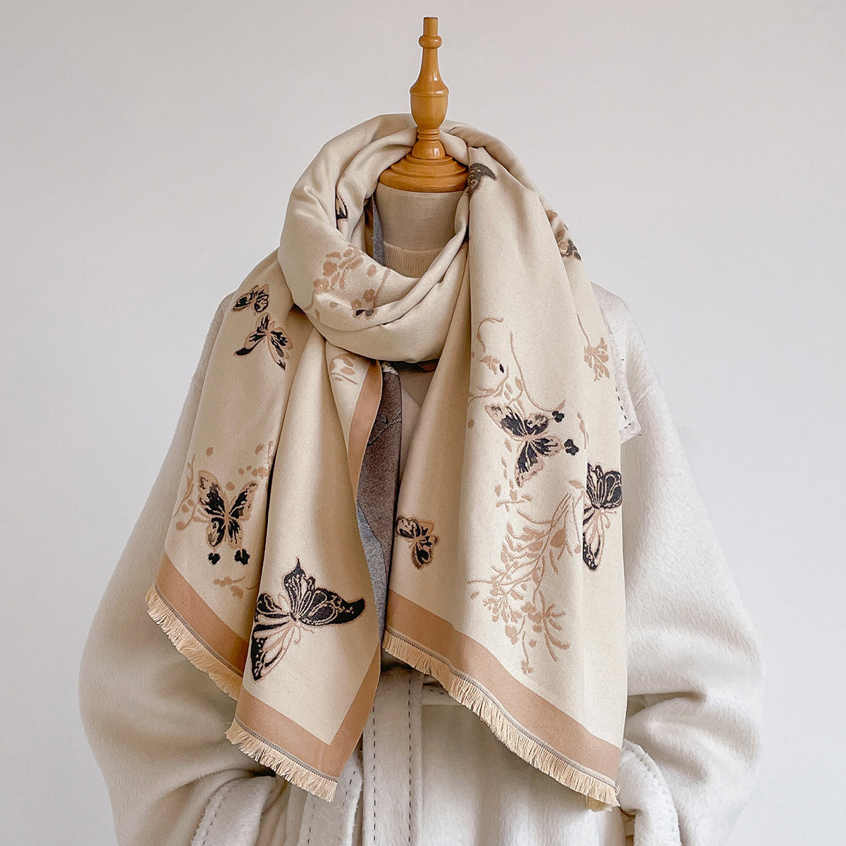 Bufanda de imitación de cachem - Pashmina Wrap Large reseña y precio