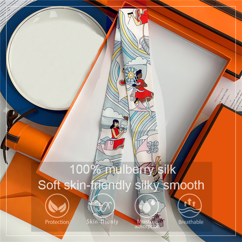 100% bufanda de seda Mulberry  - Silk Neck Scarf reseña y precio
