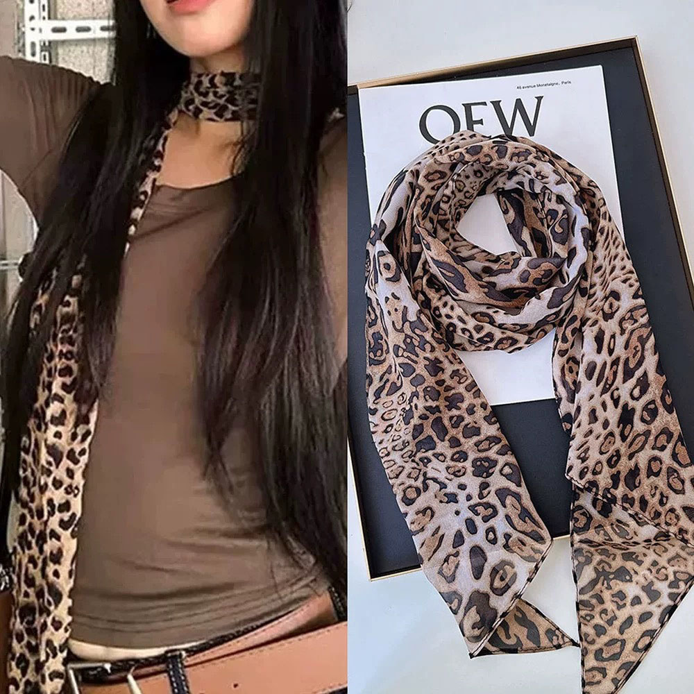 Bufanda de seda larga pequeña  - Silk Neck Scarf reseña y precio