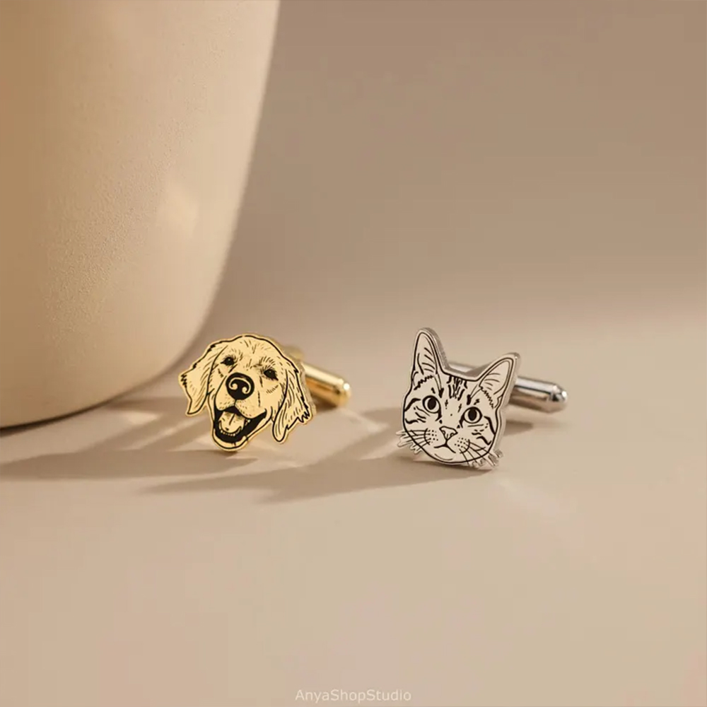 Gemelos Personalizados con Ret - Tie Clip Silver reseña y precio
