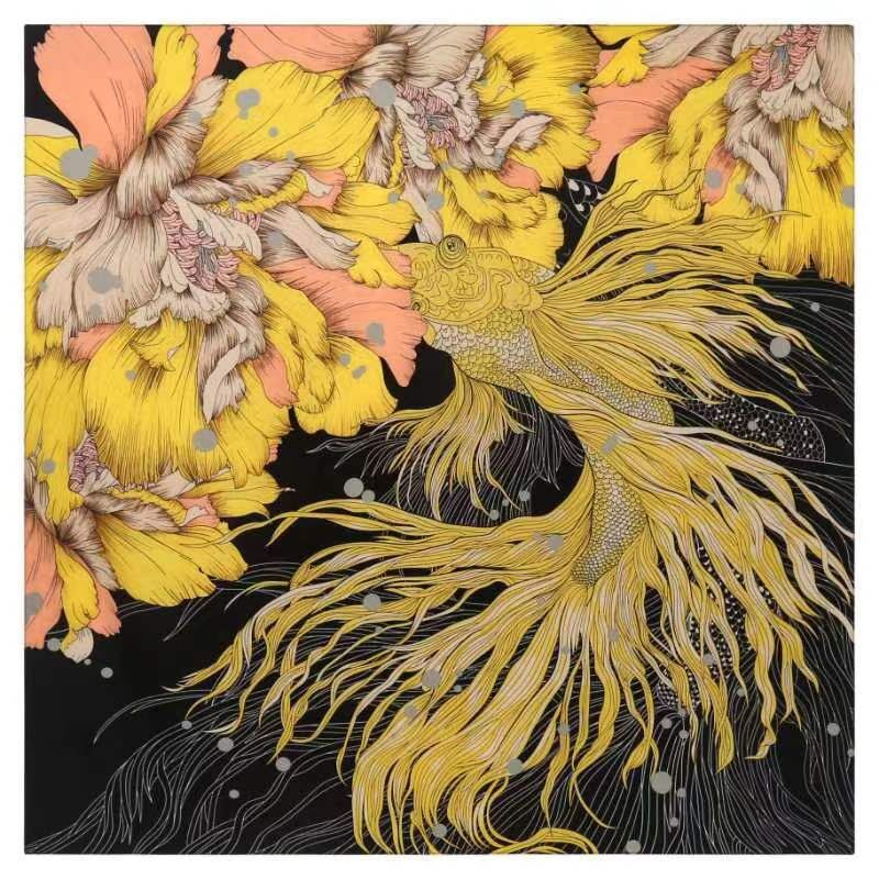 Bufanda de seda de 130CM x 130 - Scarf Silk Square reseña y precio