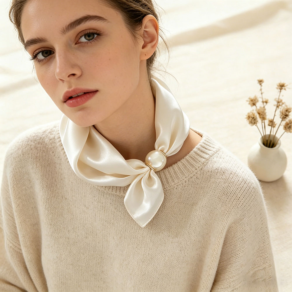 Cadena para pañuelo de seda co - Ascot Neck Scarf reseña y precio