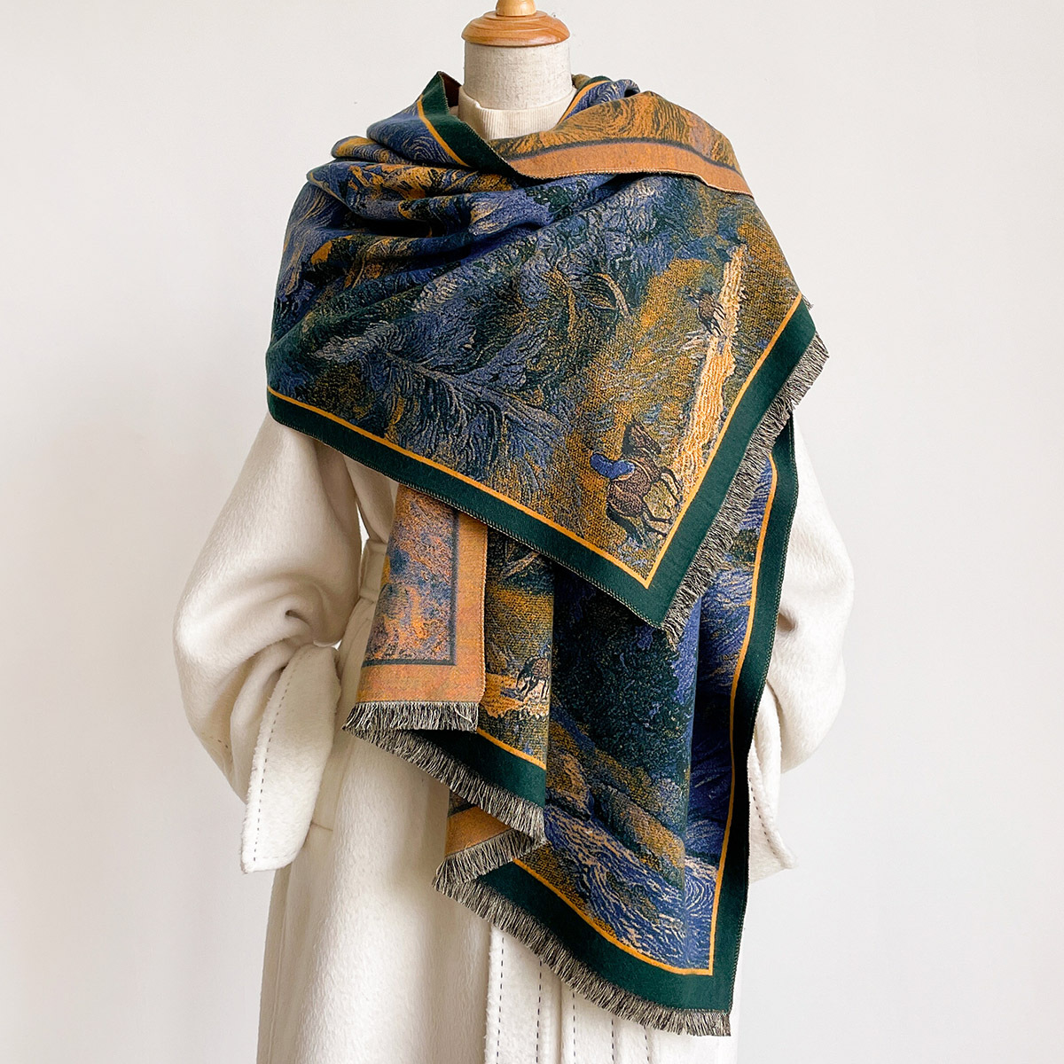 Bufanda de imitación de cachem - Pashmina Wrap Large reseña y precio