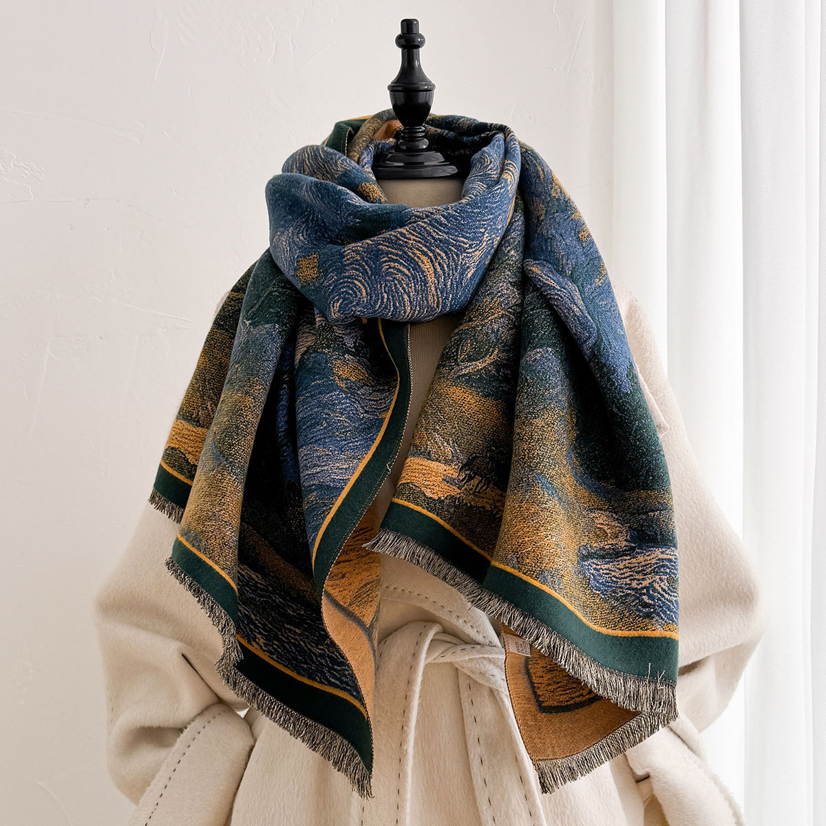 Bufanda de imitación de cachem - Pashmina Wrap Large reseña y precio